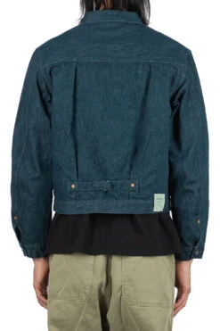 No.4 Plant Dyed Denim 1st Jacket -Modish Attire Store Kapital No4 Plant Dyed Denim 1st Jacket K2304LJ098 04 m