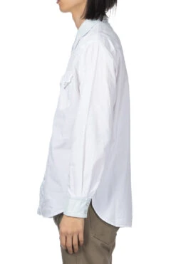 OX X Denim HUSKY Western Shirt - White -Modish Attire Store Kapital OX x Denim HUSKY Western Shirt White K2403LS041 WH noe 13 m