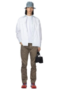 OX X Denim HUSKY Western Shirt - White -Modish Attire Store Kapital OX x Denim HUSKY Western Shirt White K2403LS041 WH noe 19 m