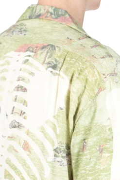 Rayon KAMEKAMEHA BONE Aloha Shirt - Khaki -Modish Attire Store Kapital Rayon KAMEKAMEHA BONE Aloha Shirt Khaki EK 1214SS KHA 07 m