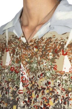 Rayon NABAJO LAND Aloha Shirt - Light Grey -Modish Attire Store Kapital Rayon NABAJO LAND Aloha Shirt Light Grey K2305SS168 LGY 05 m