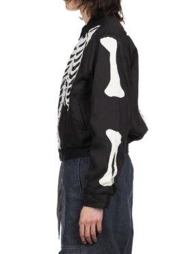 Rayon Twill BONE Drizzler JKT - Black -Modish Attire Store Kapital Rayon Twill BONE Drizzler JKT Black K2309LJ026 BLK 03 m