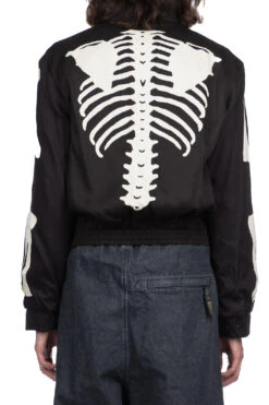 Rayon Twill BONE Drizzler JKT - Black -Modish Attire Store Kapital Rayon Twill BONE Drizzler JKT Black K2309LJ026 BLK 04 m