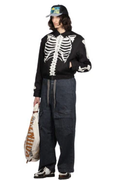 Rayon Twill BONE Drizzler JKT - Black -Modish Attire Store Kapital Rayon Twill BONE Drizzler JKT Black K2309LJ026 BLK 07 m