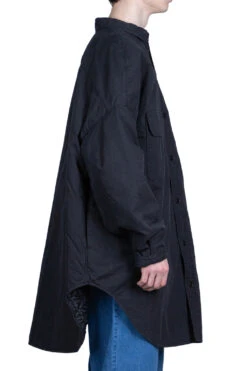 Rip Stop Sloppy Shirt Coat - Black -Modish Attire Store Kapital Rip Stop Sloppy Shirt Coat Black EK 1149 BLK noe 03 m