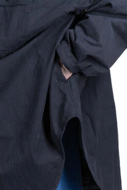 Rip Stop Sloppy Shirt Coat - Black -Modish Attire Store Kapital Rip Stop Sloppy Shirt Coat Black EK 1149 BLK noe 08 m