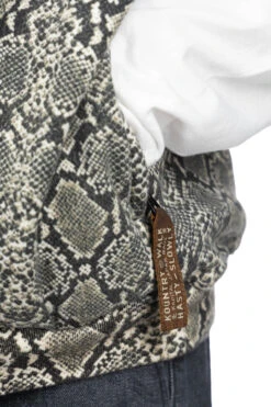 SWT Knit Python BIG Vest -Modish Attire Store Kapital SWT Knit Python BIG Vest K2311SC165 GRY 05 m