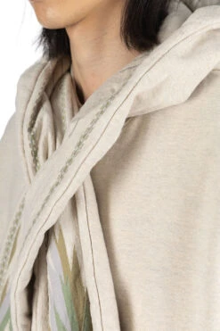 SWT Knit X Ortega Jersey KESA Parka - Natural -Modish Attire Store Kapital SWT Knit x Ortega Jersey KESA Parka Natural K2303LC069 ac 05 m