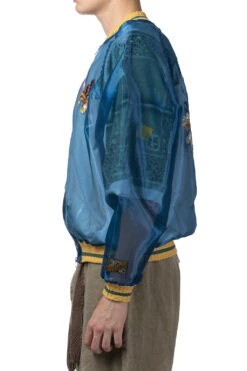 Sheer Pearl Souvenir JKT (EAGLE) - Dark Blue -Modish Attire Store Kapital Sheer Pearl Souvenir JKT EAGLE Dark Blue K2404LJ148 DBL 04 m