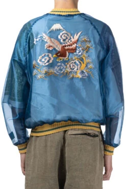 Sheer Pearl Souvenir JKT (EAGLE) - Dark Blue -Modish Attire Store Kapital Sheer Pearl Souvenir JKT EAGLE Dark Blue K2404LJ148 DBL 05 m