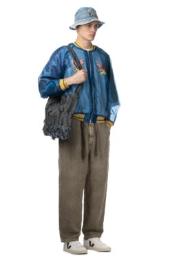 Sheer Pearl Souvenir JKT (EAGLE) - Dark Blue -Modish Attire Store Kapital Sheer Pearl Souvenir JKT EAGLE Dark Blue K2404LJ148 DBL 10 m