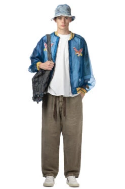 Sheer Pearl Souvenir JKT (EAGLE) - Dark Blue -Modish Attire Store Kapital Sheer Pearl Souvenir JKT EAGLE Dark Blue K2404LJ148 DBL 11 m