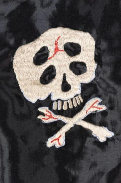 Sheer Pearl Souvenir JKT (RAIN SKULL) - Black -Modish Attire Store Kapital Sheer Pearl Souvenir JKT RAIN SKULL Black K2404LJ147 BLK 17 m