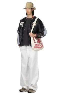 Sheer Pearl Souvenir JKT (RAIN SKULL) - Black -Modish Attire Store Kapital Sheer Pearl Souvenir JKT RAIN SKULL Black K2404LJ147 BLK 20 m