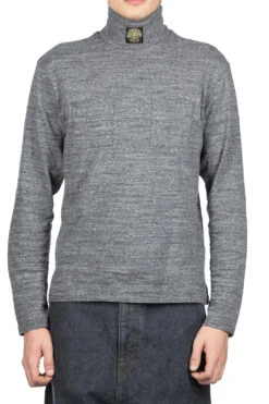 Front Page -Modish Attire Store Kapital TOP Jersey High Neck Pocket Long Sleeve T Charcoal K2310LC098 CHA TA 02 m