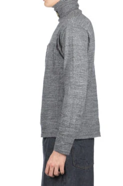 TOP Jersey High Neck Pocket Long Sleeve T - Charcoal -Modish Attire Store Kapital TOP Jersey High Neck Pocket Long Sleeve T Charcoal K2310LC098 CHA TA 03 m