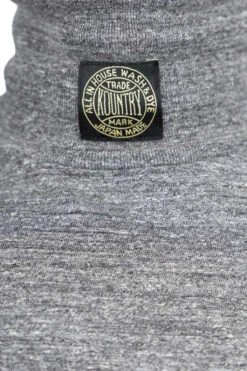 TOP Jersey High Neck Pocket Long Sleeve T - Charcoal -Modish Attire Store Kapital TOP Jersey High Neck Pocket Long Sleeve T Charcoal K2310LC098 CHA TA 05 m