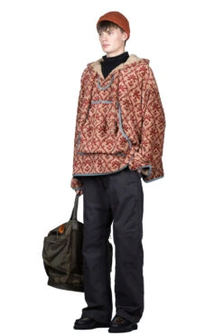 YOSEMITE Arabesque Fleece BAJA Parka - Beige -Modish Attire Store Kapital YOSEMITE Arabesque Fleece BAJA Parka Beige K2209LC051 BE viv 16 m