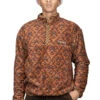 YOSEMITE Arabesque Fleece Pullover - Brown
