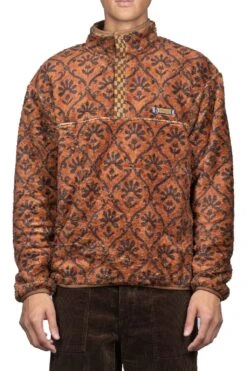 Front Page -Modish Attire Store Kapital YOSEMITE Arabesque Fleece Pullover Brown K2210LC082 BR ac 02 m