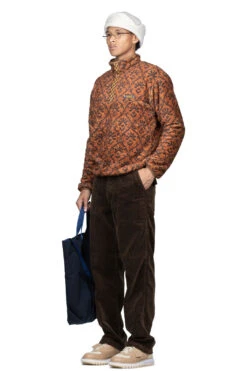 YOSEMITE Arabesque Fleece Pullover - Brown -Modish Attire Store Kapital YOSEMITE Arabesque Fleece Pullover Brown K2210LC082 BR ac 06 m