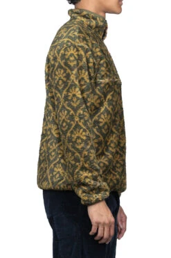 YOSEMITE Arabesque Fleece Pullover - Khaki -Modish Attire Store Kapital YOSEMITE Arabesque Fleece Pullover Khaki K2210LC082 KHA noe 03 m