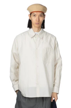 Lemaire Double Pocket LS Shirt - Pale Mastic