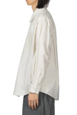 Lemaire Double Pocket LS Shirt - Pale Mastic -Modish Attire Store LEMAIRE Double Pocket LS Shirt Pale Mastic SH1089 LF1209 BG199 03