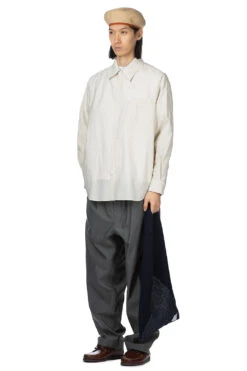 Lemaire Double Pocket LS Shirt - Pale Mastic -Modish Attire Store LEMAIRE Double Pocket LS Shirt Pale Mastic SH1089 LF1209 BG199 07