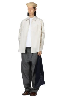 Lemaire Double Pocket LS Shirt - Pale Mastic -Modish Attire Store LEMAIRE Double Pocket LS Shirt Pale Mastic SH1089 LF1209 BG199 08