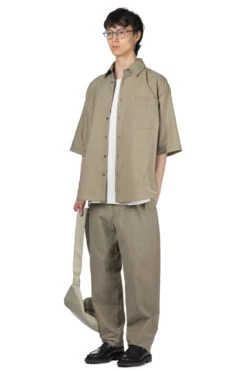 Lemaire Double Pocket SS Shirt - Dusty Khaki -Modish Attire Store LEMAIRE Double Pocket SS Shirt Dusty Khaki SH1079 LF1234 GR641 2009