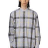 TYP Check Loose Fit BC Shirt - Grey X Black