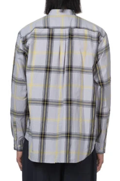 TYP Check Loose Fit BC Shirt - Grey X Black -Modish Attire Store Manual Alphabet TYP Check Loose Fit BC Shirt Grey x Black MA S 710 04