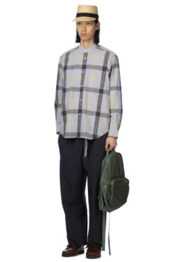 TYP Check Loose Fit BC Shirt - Grey X Black -Modish Attire Store Manual Alphabet TYP Check Loose Fit BC Shirt Grey x Black MA S 710 07