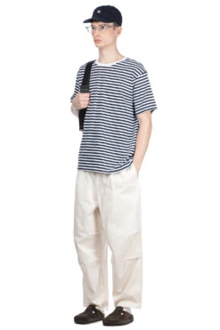 COOLMAX Stripe Jersey Tee - Navy X White -Modish Attire Store Nanamica COOLMAX Stripe Jersey Tee Navy x White SUHS425U NW 07 m