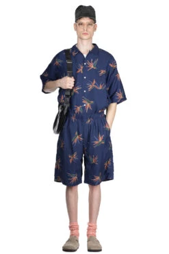 Cupra Hemp Aloha Shorts - Navy