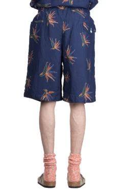 Cupra Hemp Aloha Shorts - Navy -Modish Attire Store Nanamica Cupra Hemp Aloha Shorts Navy SUDS404U N 04 m