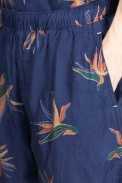 Cupra Hemp Aloha Shorts - Navy -Modish Attire Store Nanamica Cupra Hemp Aloha Shorts Navy SUDS404U N 05 m