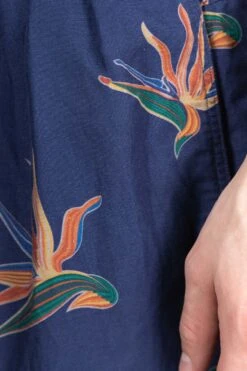 Cupra Hemp Aloha Shorts - Navy -Modish Attire Store Nanamica Cupra Hemp Aloha Shorts Navy SUDS404U N 06 m