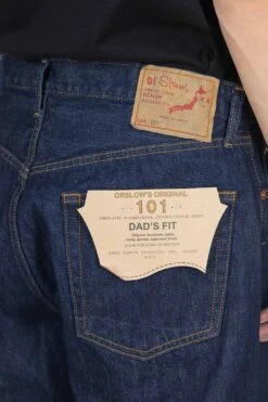 101 Dad's Fit Denim Pants - One Wash -Modish Attire Store OrSlow 101 Dads Fit Denim Pants One Wash 01 1010W 81 ta 06 m
