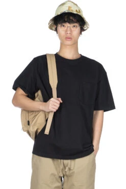 T-Shirt With Pocket - Black