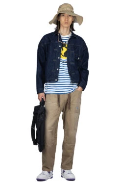 Type 1 40's Pleated Front Blouse - One Wash -Modish Attire Store OrSlow Type 1 40s Pleated Front Blouse One Wash 03 6011 81 noe 27 m