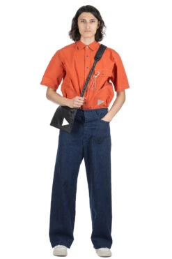 US Navy Side Seamless Denim Pants - One Wash