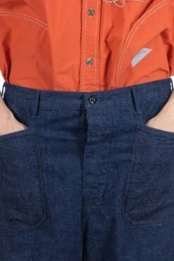 US Navy Side Seamless Denim Pants - One Wash -Modish Attire Store OrSlow US Navy Side Seamless Denim Pants One Wash 03 5131 81 ta 15 m