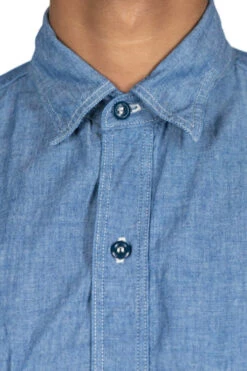 Vintage Fit Chambray Work Shirt -Modish Attire Store OrSlow Vintage Fit Chambray Work Shirt 03 V8070 84 ta 26
