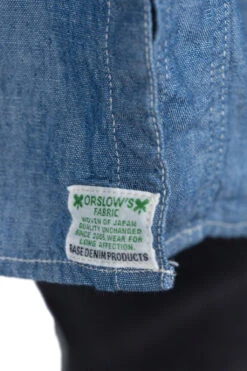 Vintage Fit Chambray Work Shirt -Modish Attire Store OrSlow Vintage Fit Chambray Work Shirt 03 V8070 84 ta 27