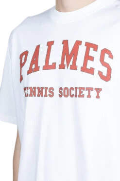 Ivan Tee - White -Modish Attire Store Palmes Ivan Tee White PTMALIND367BAR WH 05 m