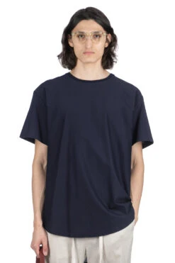 Round Hem Tall Tee - Navy
