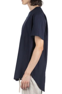 Round Hem Tall Tee - Navy -Modish Attire Store SOE Ready to Wear Round Hem Tall Tee Navy 1874 11 018 NV 03