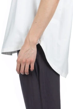 Round Hem Tall Tee - White -Modish Attire Store SOE Ready to Wear Round Hem Tall Tee White 1874 11 018 WH 06